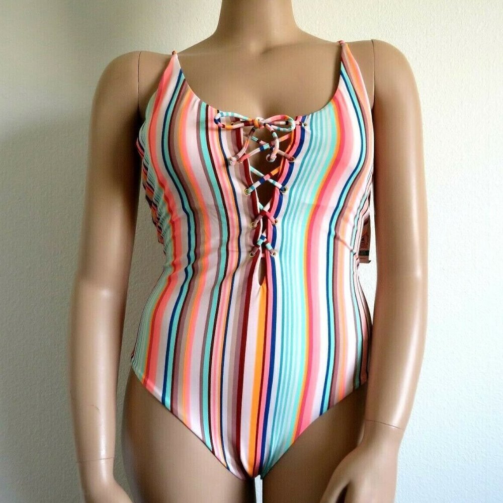 One Piece Women Swimsuit Bathing Suit Size XL Fits 15-17 NEW